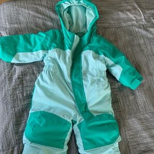 LL Bean Baby Snowsuit 6-12 months EUC